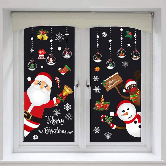 Świąteczne naklejki na okna, WindowStickers (97 sztuk) - Image 3