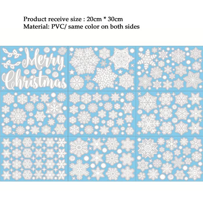 Świąteczne naklejki na okna, WindowStickers (97 sztuk) - Image 4