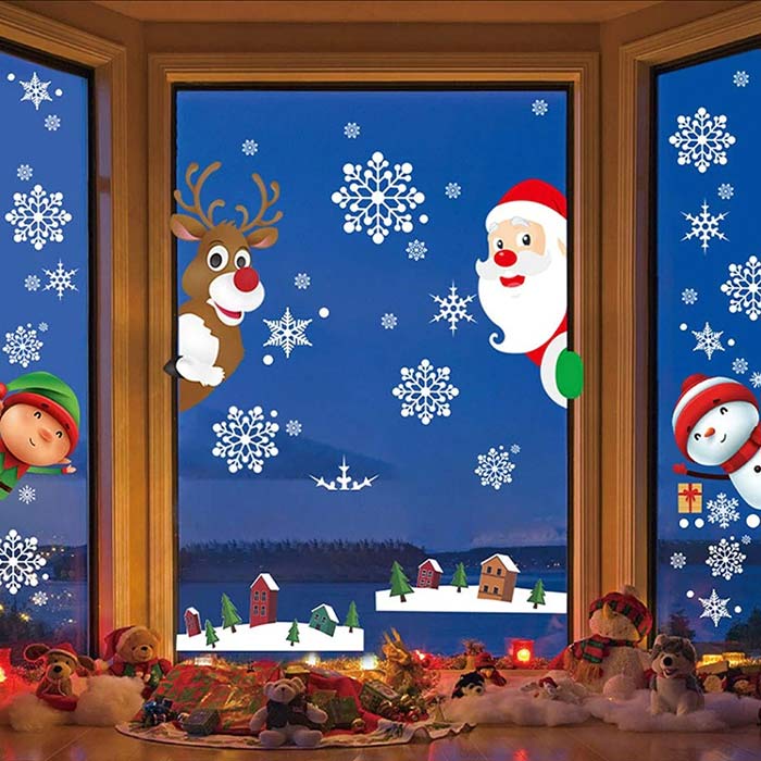 Świąteczne naklejki na okna, WindowStickers (97 sztuk) - Image 6