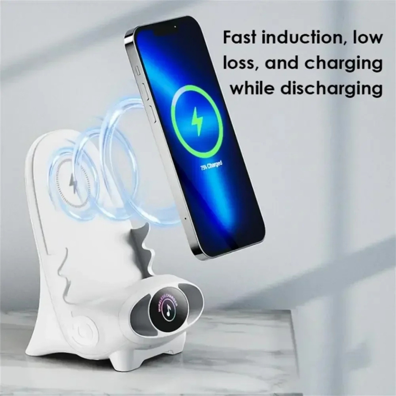 WirelessCharger, bezprzewodowa szybka ładowarka i uchwyt na telefon w jednym
