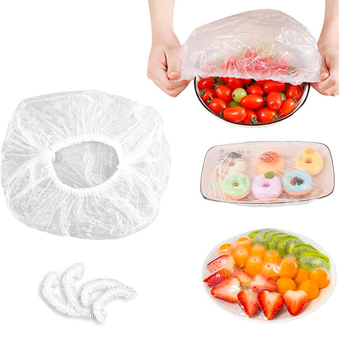 Elastyczne Ochronne Pokrowce na Żywność Wraps (100 szt.)
