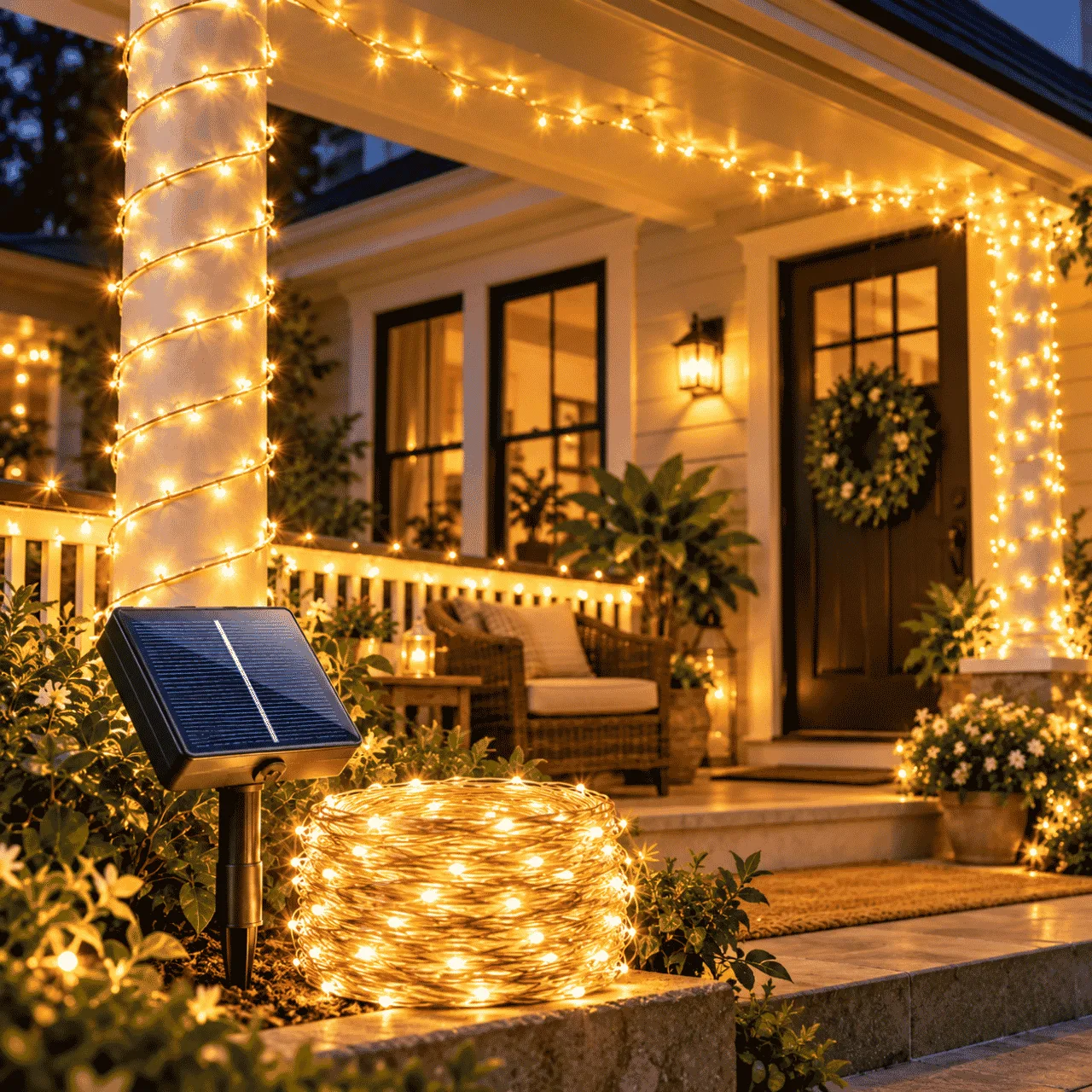 Solarne lampki LED na drucie (12 m), YardLights - Image 3